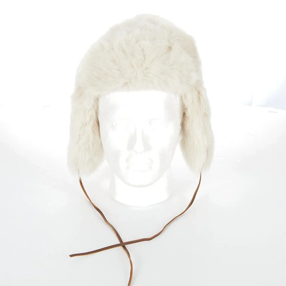 Restoration Hardwear RH Ushanka Faux Fur Trapper Hat NEW - Picture 2 of 10
